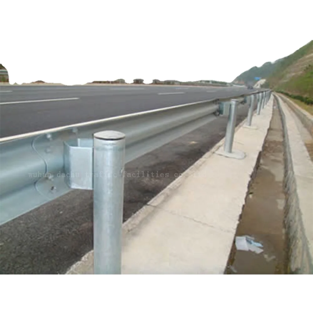 Road Safety Galvanized Steel Highway Guard Rail China Manufacturer