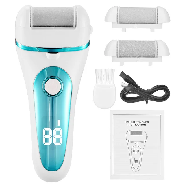 Electric Foot Grinder Vacuum Callus Remover Foot Pedicure Tools Rechargeable Foot Files Clean Tools Callus Remover Tool Electric