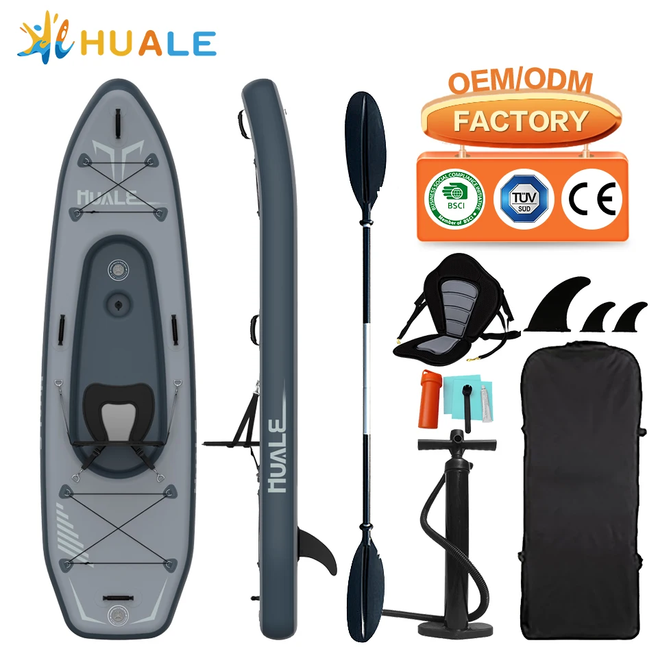 Factory Wholesale Kayak Boat Fishing With Pedal Marine Inflatable Boat Salvage Air Lifting Bags Rowing Sightseeing Boat