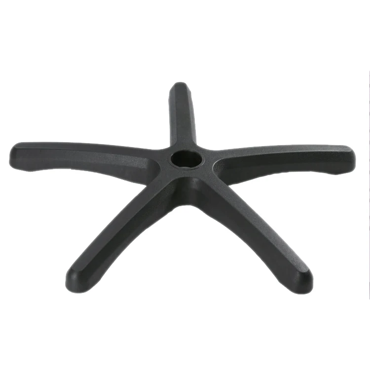 Factory price swivel chair base parts office chair leg five star nylon base