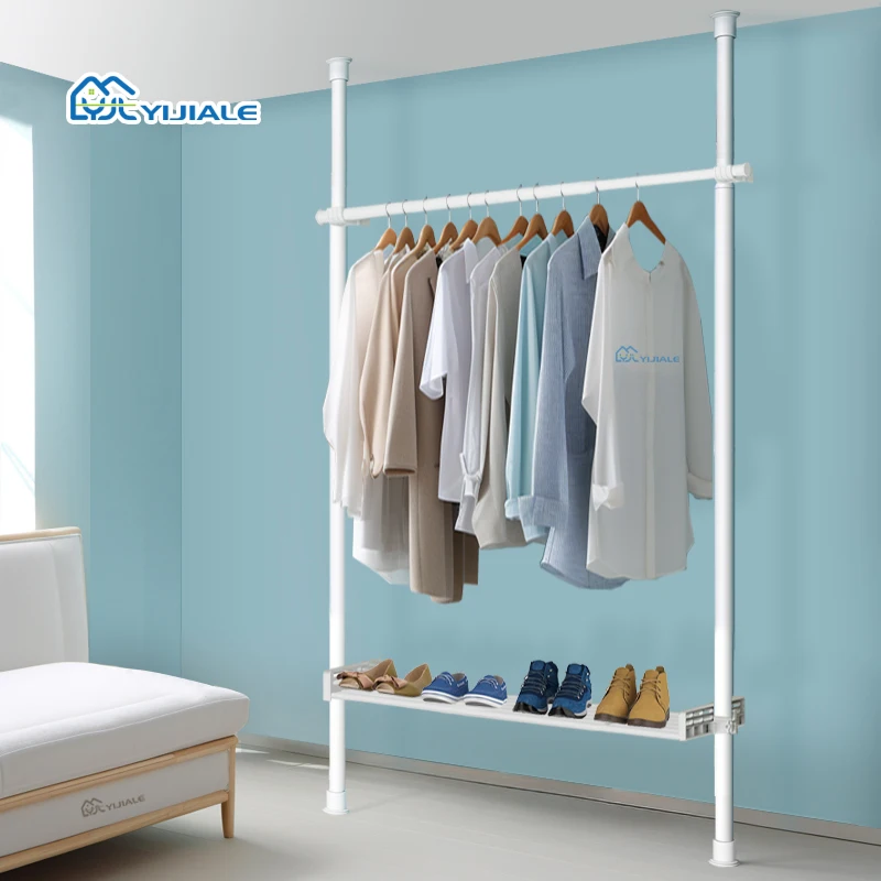 Easy Assemble Adjustable Height Carbon Steel Material Shoe Storage Holders & Racks Clothes Racks Rails