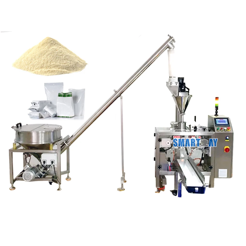 Single position system packaging machine Automatic filling rotary packing machine for buckwheat powder pre-made bag