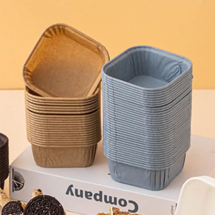 Disposable Paper Baking Paper Loaf Pans Rectangle Paper Baking Loft Mold