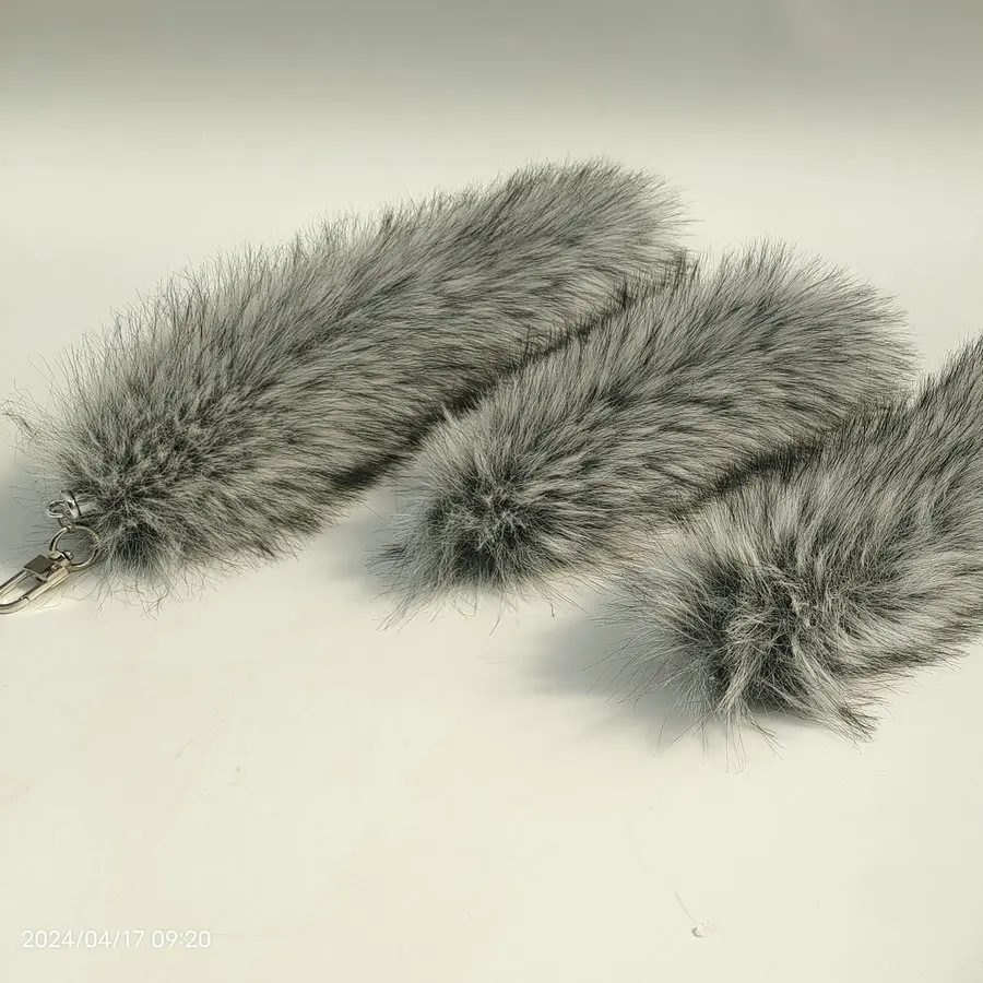 wholesale faux fur fox tail Japan anime plush  biggest fox tail fur