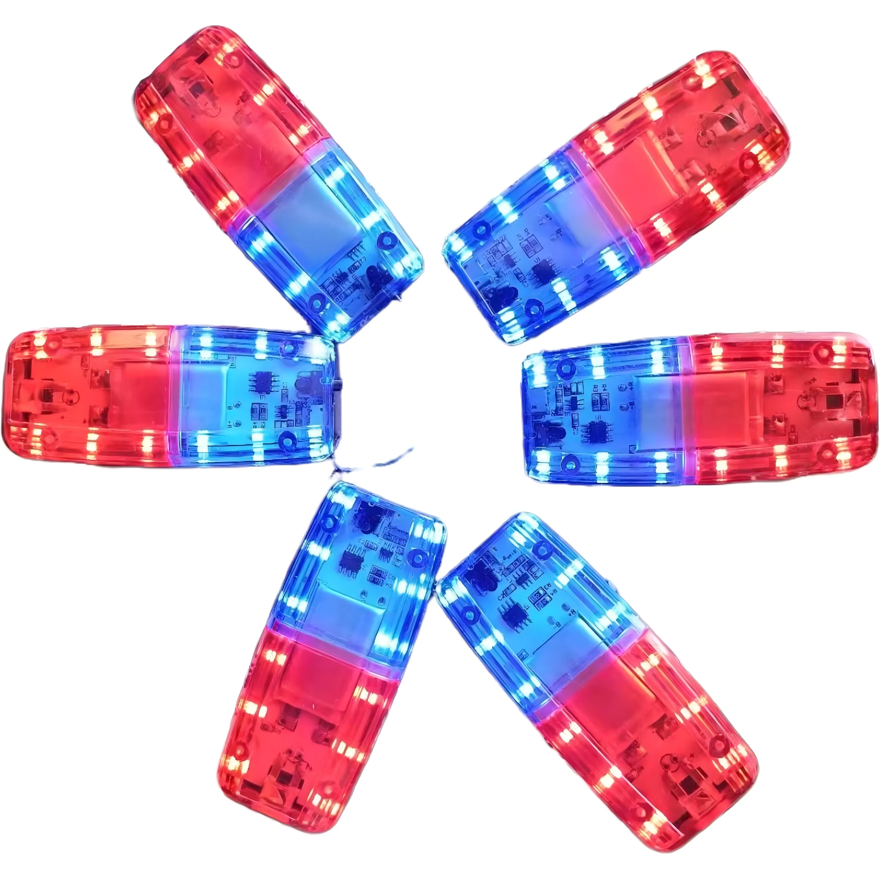 Прямой с фабрики светодиодный светофор плечом красный и синий мигающий предупреждающий свет