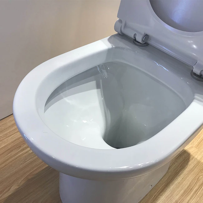 Huida factory supply bathroom two piece p-trap washdown ceramic closestool toilet