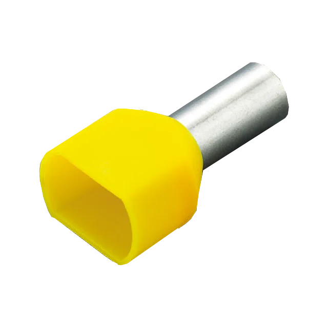 YORH-PEEO Vinyl-Insulated Twin Cord End Terminal Double Wire Cord End Terminal