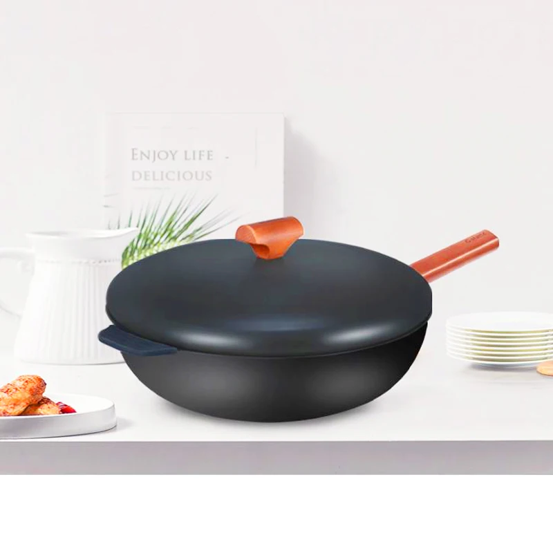 
Professional Manufacture high quality hot non stick cooking wok range professional breakfast frying pan 