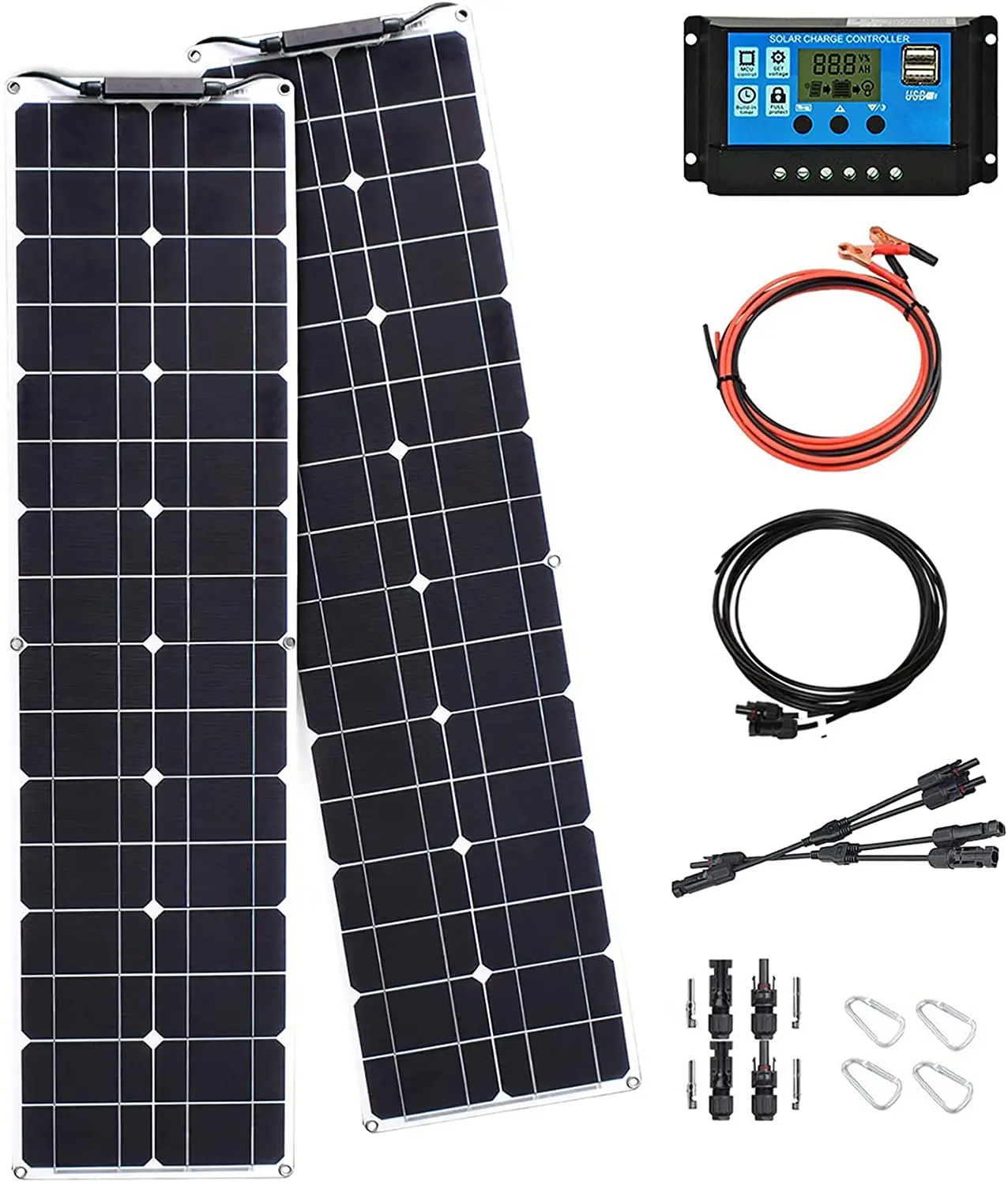 Portable Flexible ETFE mono Solar Panel Kit Complete 200W 400W 800watt Solar Energy Systems Charger for Home Camping Car