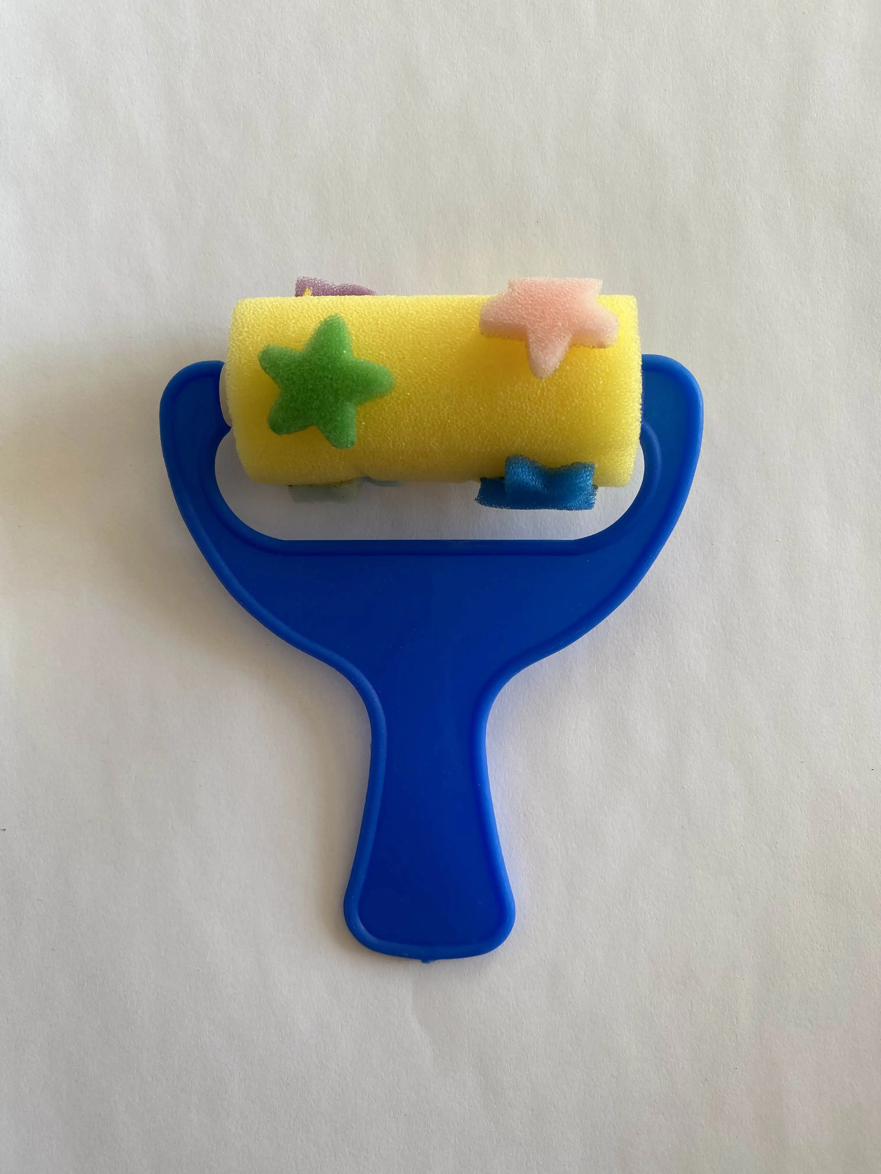 Economical Custom Design Big Slingshot Decal Blue Kids Painting Set Sponge Roller Brush