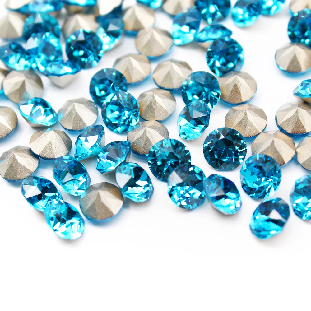 Ss38 Loose Cz Crystal Rhinestone Stones 33 Cuts Stellux Austrian Pointback Crystal Rhinestones Charms For Jewelry Making