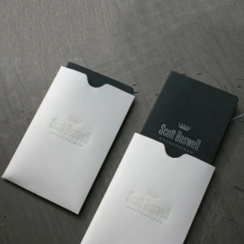 Hotel Room Card Thank You Card Set Key Card Paper Sleeve Invitation Birthday Custom Gift Packaging Holder Receipt Genvelope