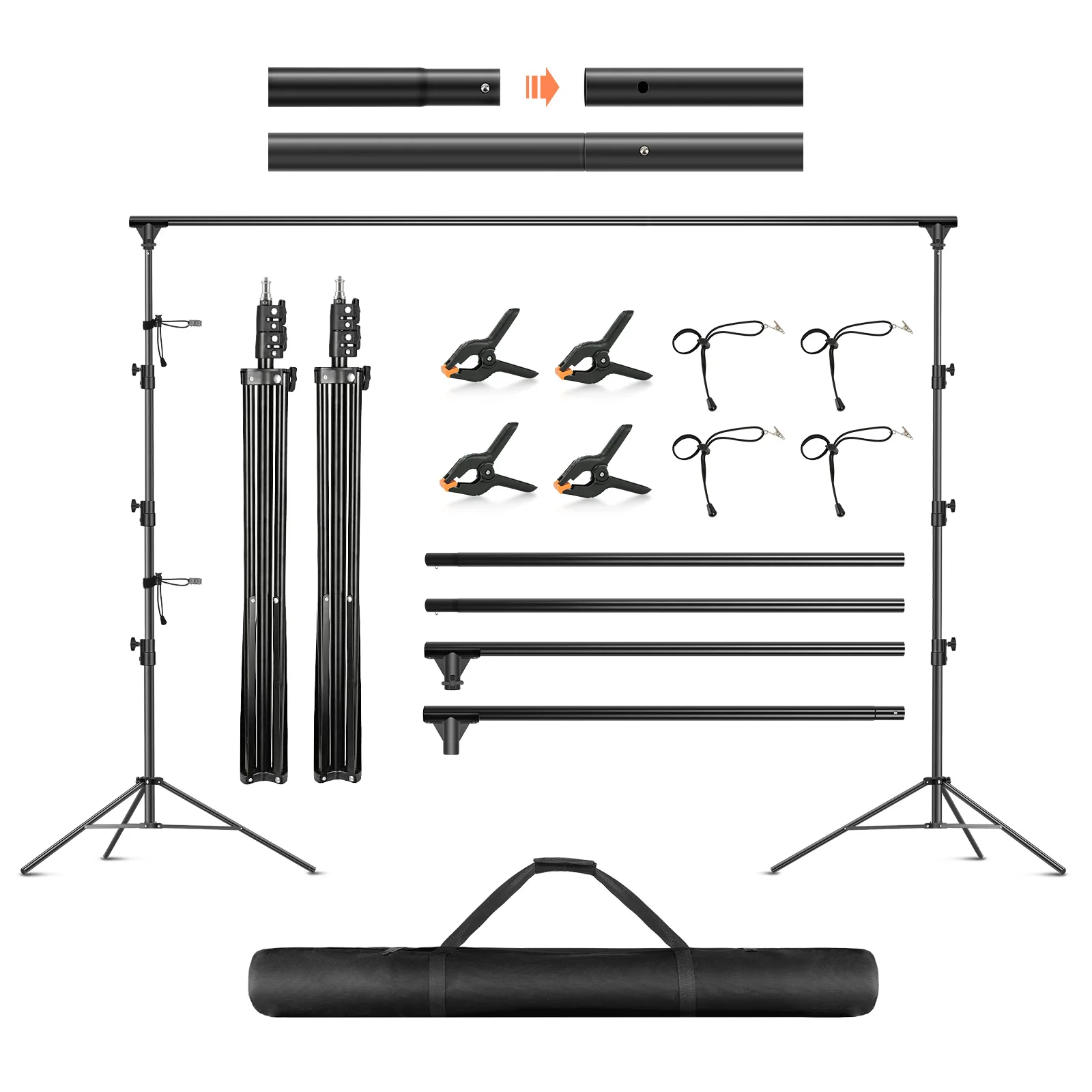 5-роликовая настенная ручная система поддержки фона для крепления 5
