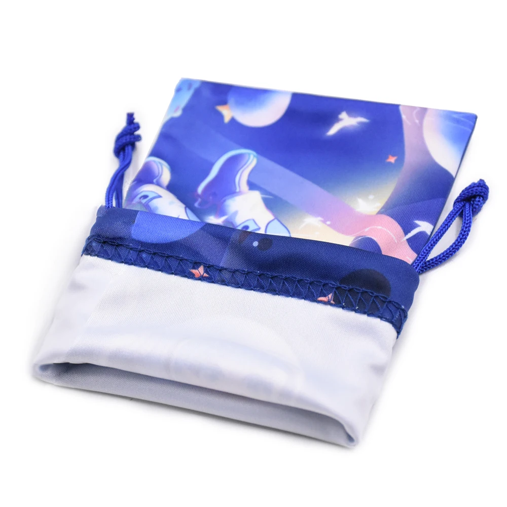 New Transfer Printed Fabric sun glasses pouch Microfiber Drawstring Glasses Bag Portable Custom Eco-friendly pouch for glasses
