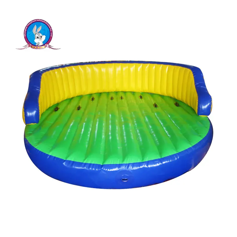Factory wholesale price customized water park toys/inflatable flying Watermelon sofa /inflatable floating water toys for sell