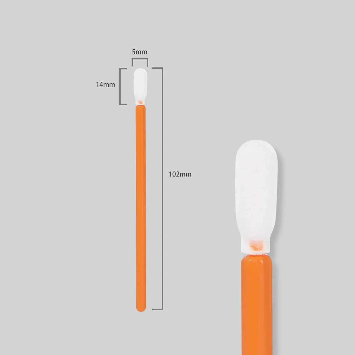 Industrial Cloth Cotton Swabs High Quality Disposable Flocked Head Cleaning Swab