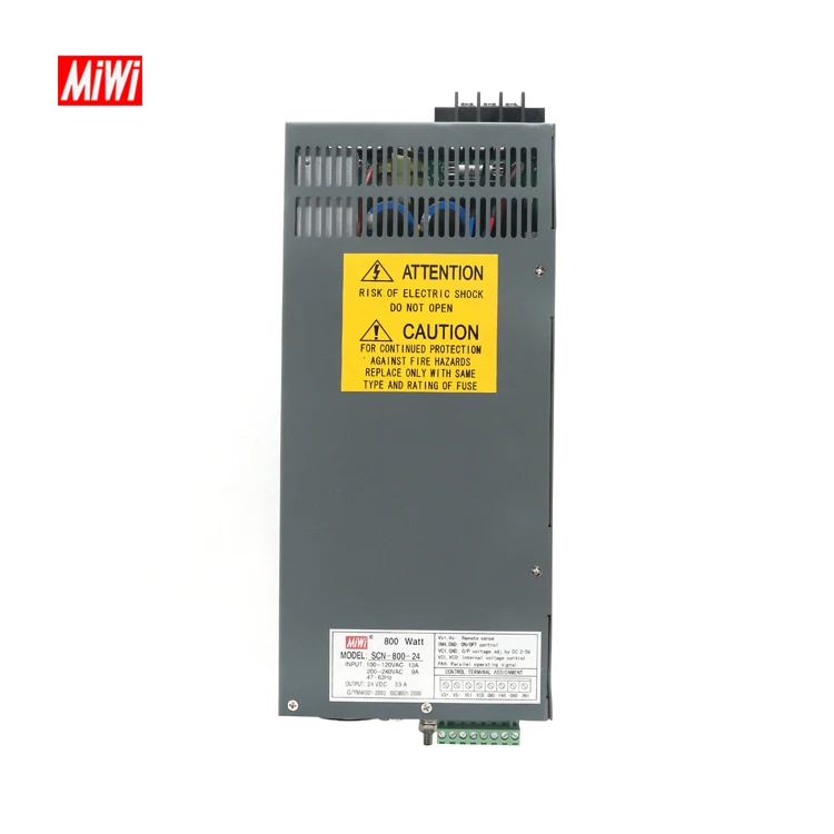 SCN-800-24 оптовая цена 230vac на 24vdc 800 Вт блок питания