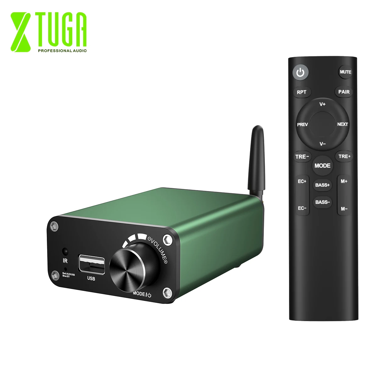 XTUGA AC06 Home Theater System Digital Audio Amp 2.0 Stereo HIFI Fever Grade Bluetooth 5.3 Computer Desktop Digital Amplifier