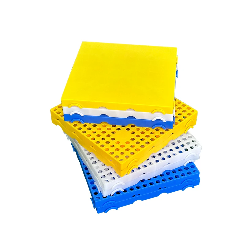 300*300*25mm Waterproof mat plastic warehouse floor mat Supermarket freezer floor car washes mat grid pallet slatted floor