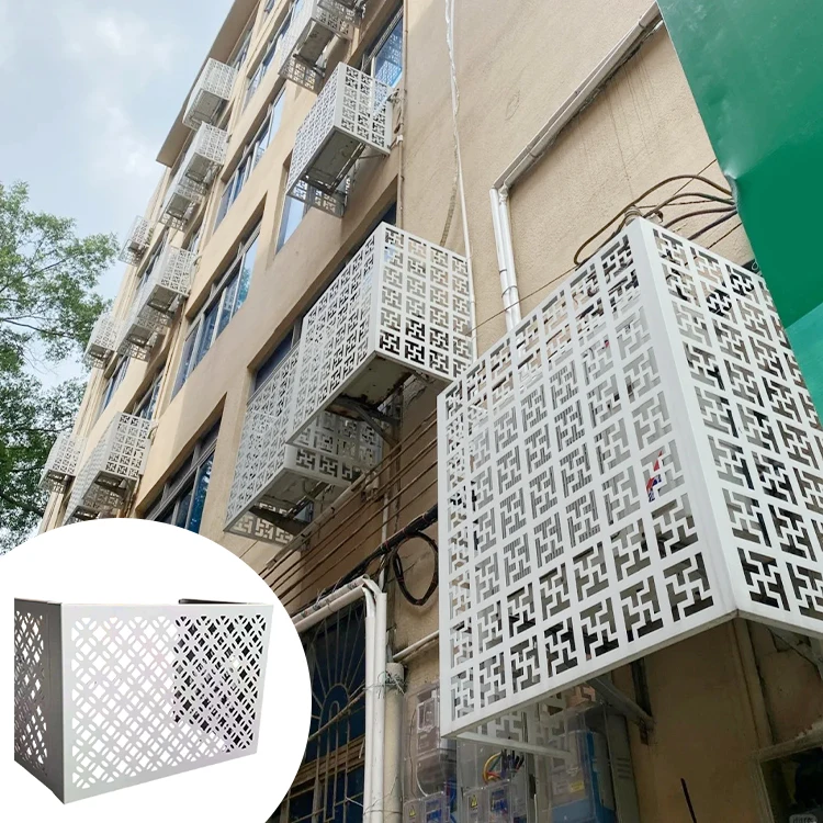 Top Selling Air Conditioner Outdoor Unit Cover External Aluminium Air Conditioner Fan Covers