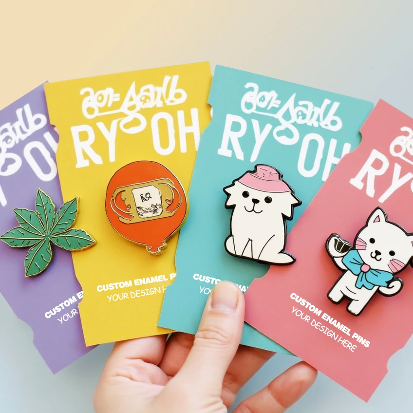 Высококачественный Сувенирный логотип металлический жесткий эмалированный значок Модный трикотажный декоративный Нагрудный для одежды