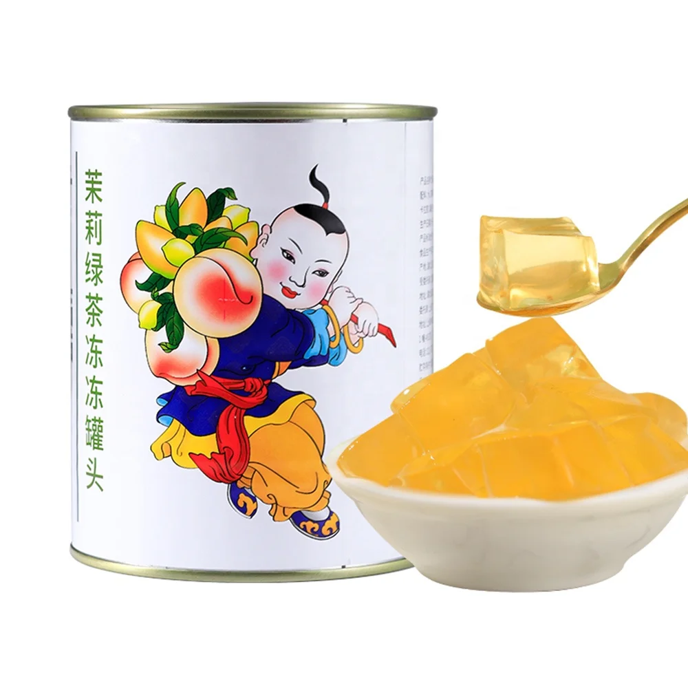 Готовый к употреблению консервированный жасминовый зеленый чай желе для Пузырькового чая