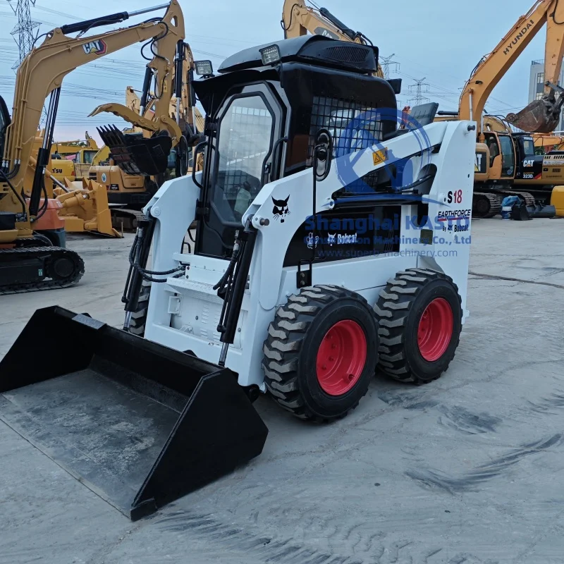 Used Road Sweeping Machine HAKO s18 BOBcat S18 S160 S220 S250 S300 S175 S180 SKID STEER LOADER front loaders