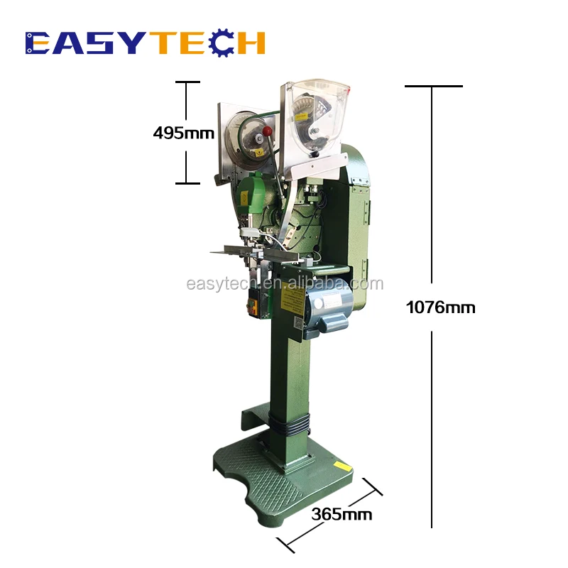 machine to manufacture blind rivet hidden snap button jewelry necklace