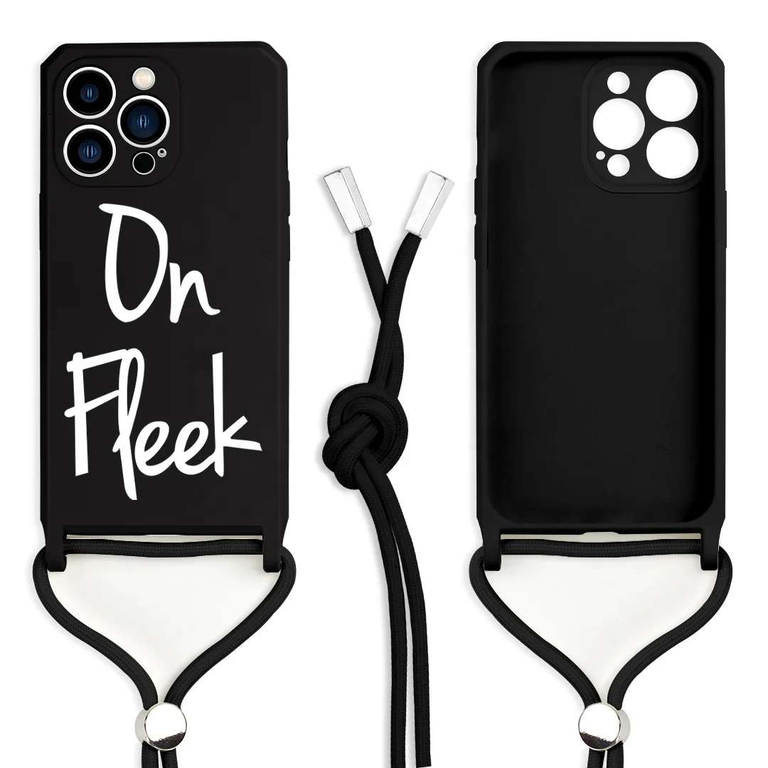 Чехол для мобильного телефона на заказ с ожерельем и нейлоновой веревкой для Samsung S22 Plus S21 ультра силиконовые чехлы для A52 Note 20 Plus phonecase