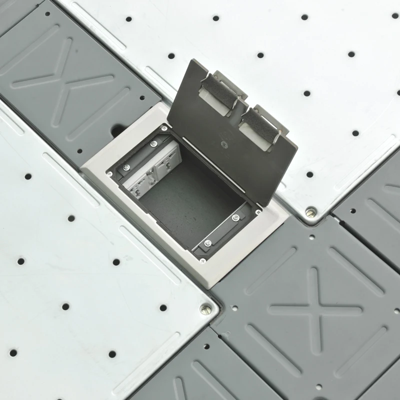 
Order in ali baba from China light weight high quality hollow panels PVC finish raised floor for buildings 