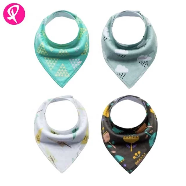 Baby Bandana bibs with soft and smooth fabric