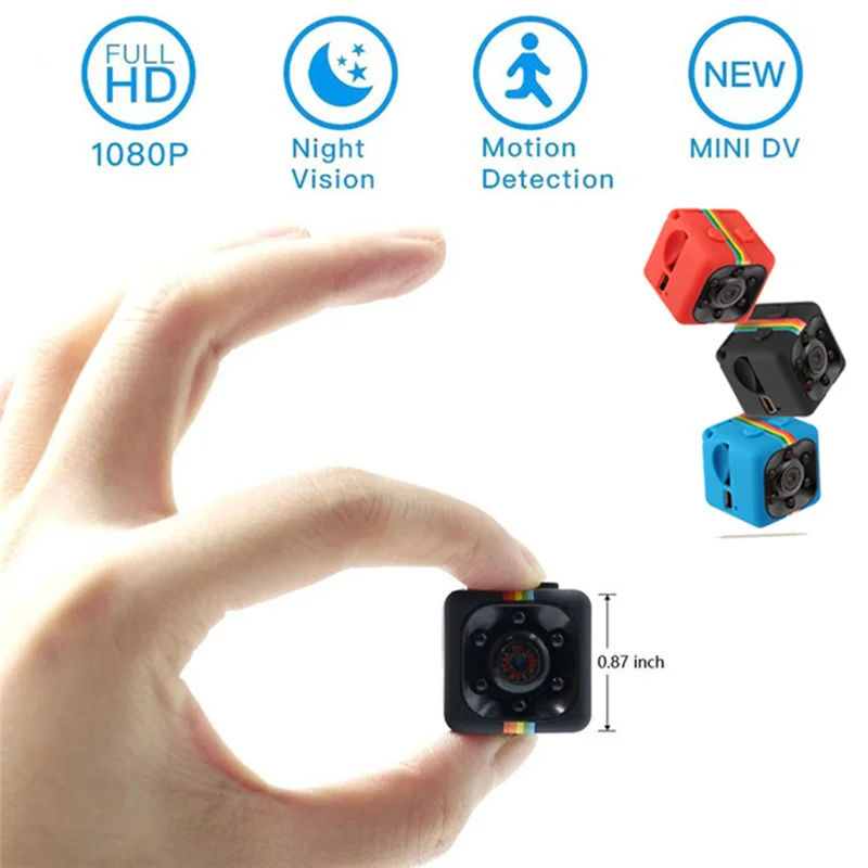  Лидер продаж на Amazon беспроводная мини-камера HD 1080P SQ11 скрытая камера безопасности