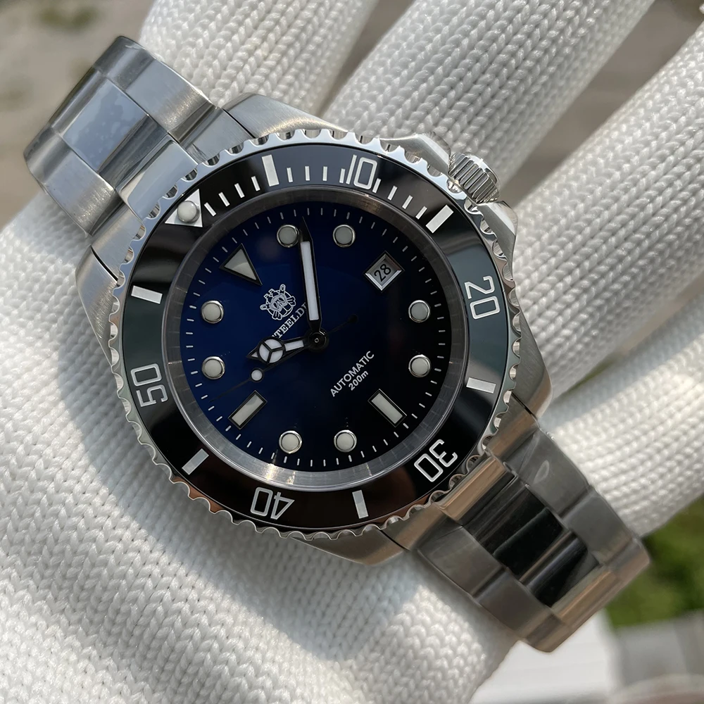 Часы Steeldive SD1987 мужские с японским механизмом, 8215, 200 м, водонепроницаемые