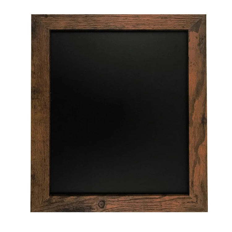 11 дюймов х 14 Магнитный практичный Мел Висит черная доска фото рамки деревянная стены