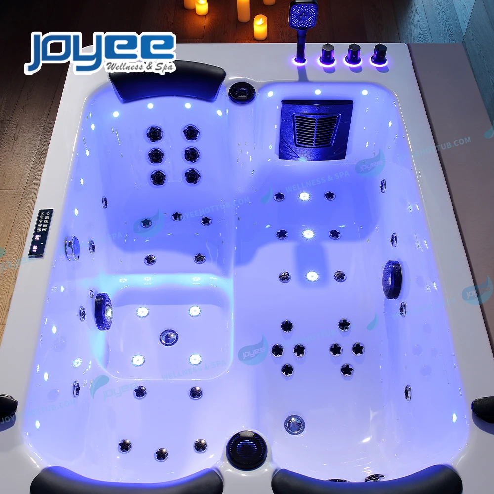 JOYEE Wholesale Control Indoor Spa 3 Person Balboa Hot Tub Spa Indoor Spa Big Massage Bathtub Whirlpool Acrylic Jacuzzier