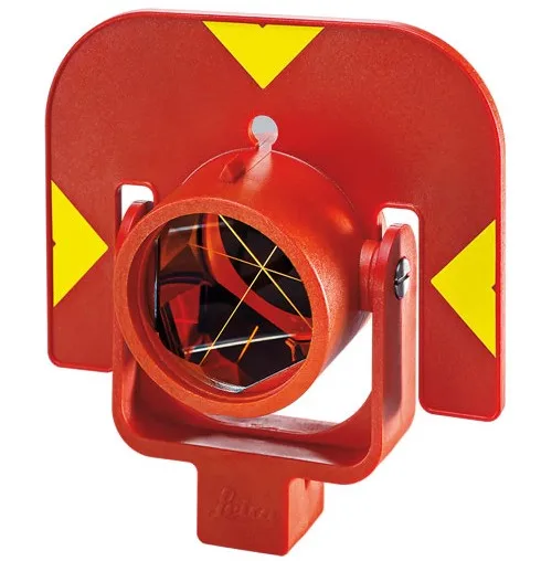 GPR111  Single Prism with holder and target for Total Station with red color