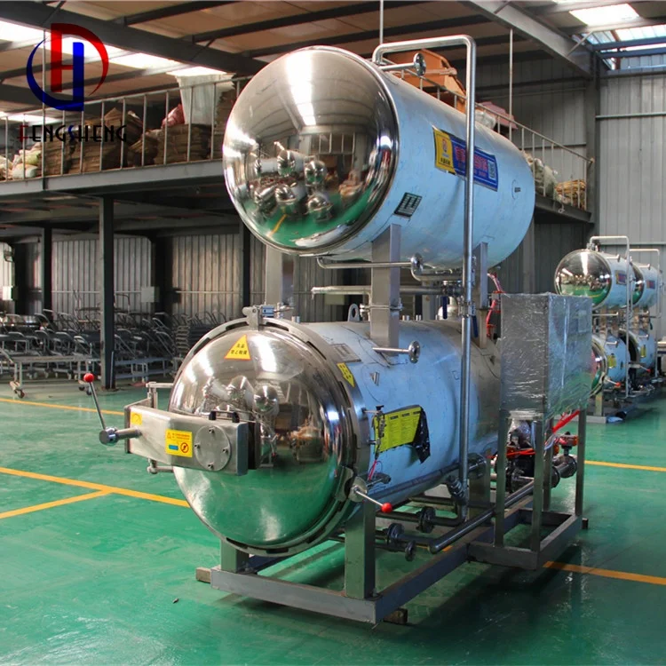 Food autoclave sterilization machine 500l for laboratory