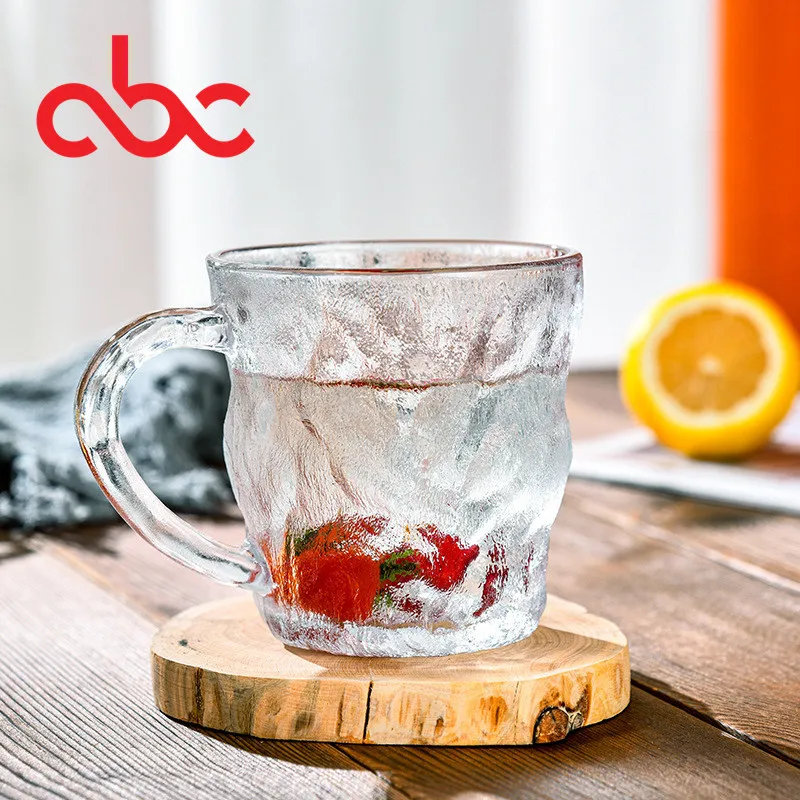 High quality frosted Glacier cup with handle custom variety of glasses