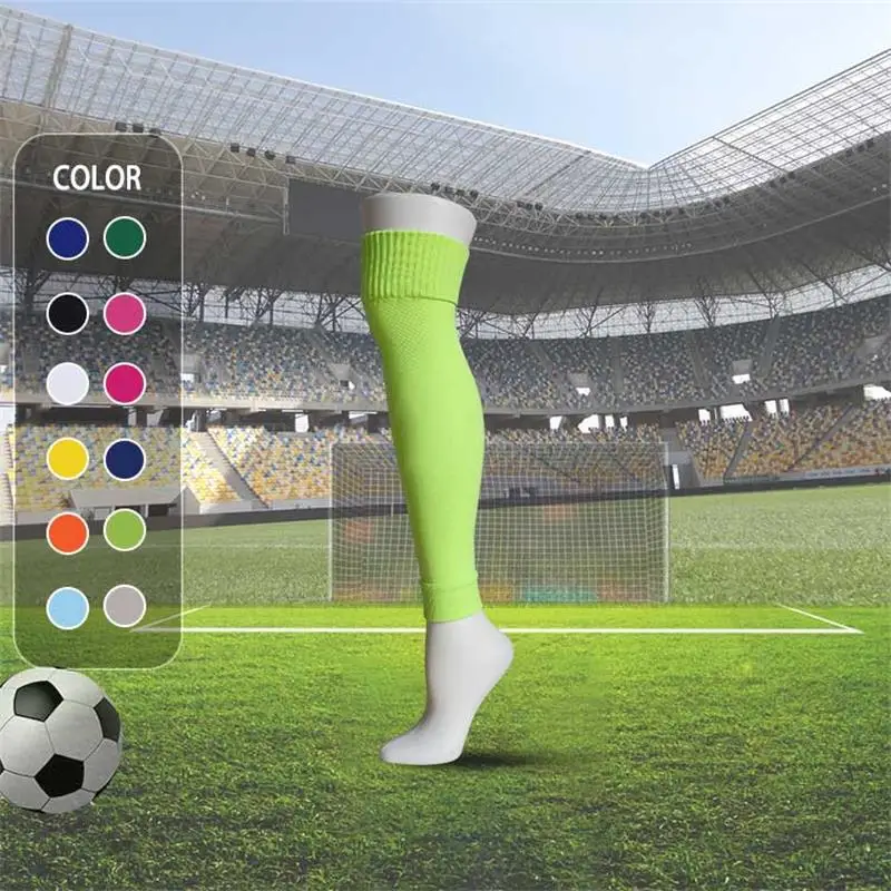 China Factory Low Price Wholesale Soccer Socks Long Black Socks Sleeve