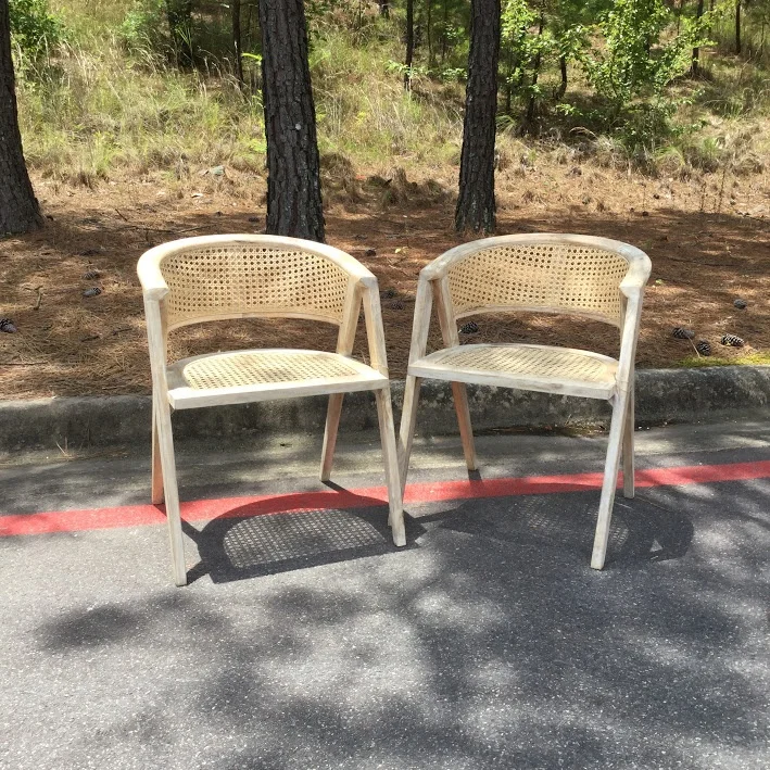 Small Order Accepted High Quality Furniture Solid Wood Rattan Dining Chair