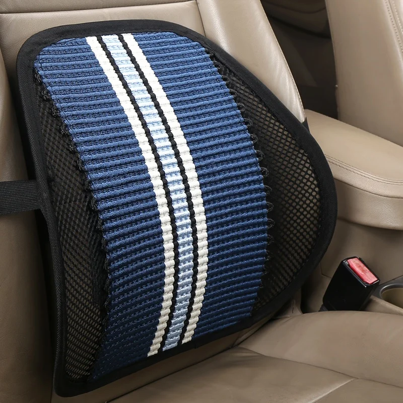 Summer ice silk Cool High Quality Mesh Lumbar Back Brace Support Office Home Car Seat Chair Cushion