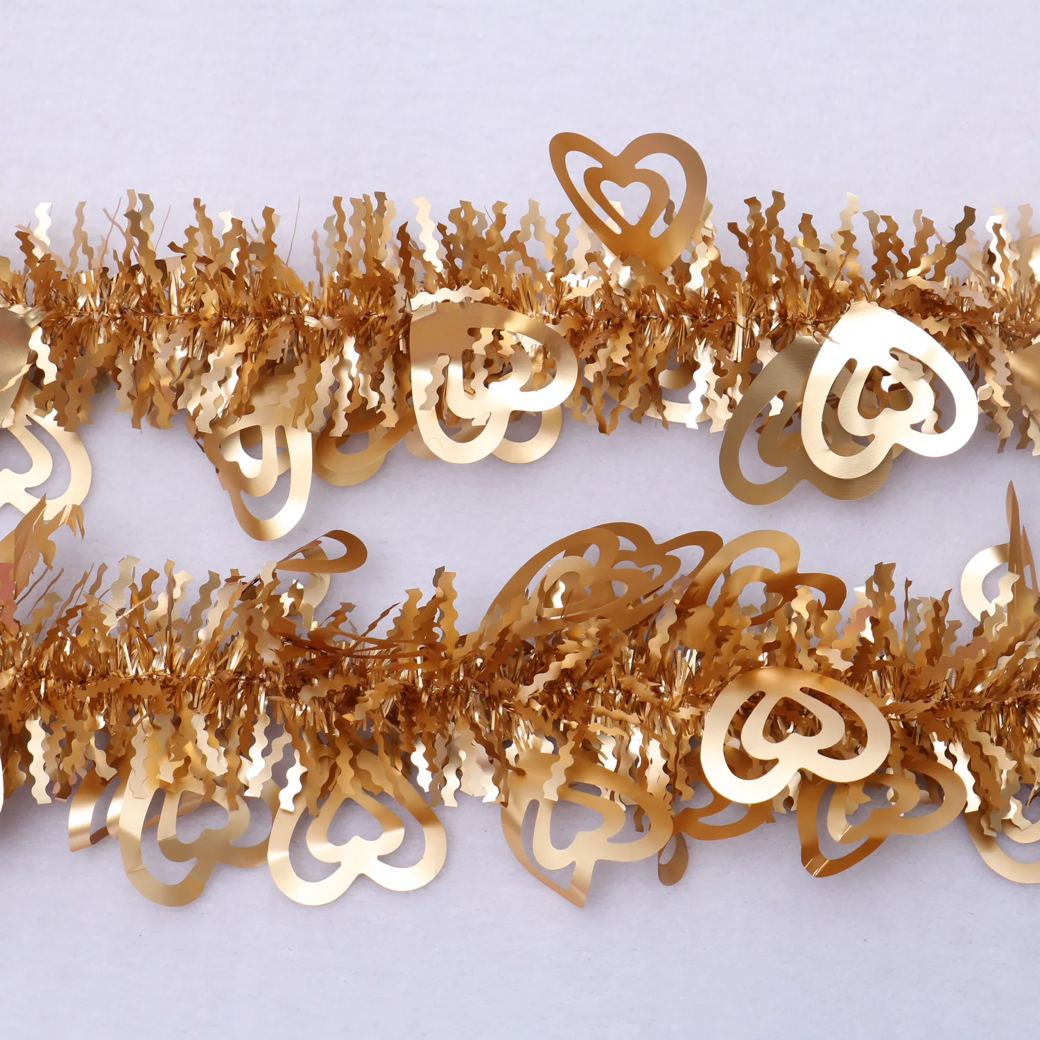 Christmas Ornament PET Tinsel Wreath garland