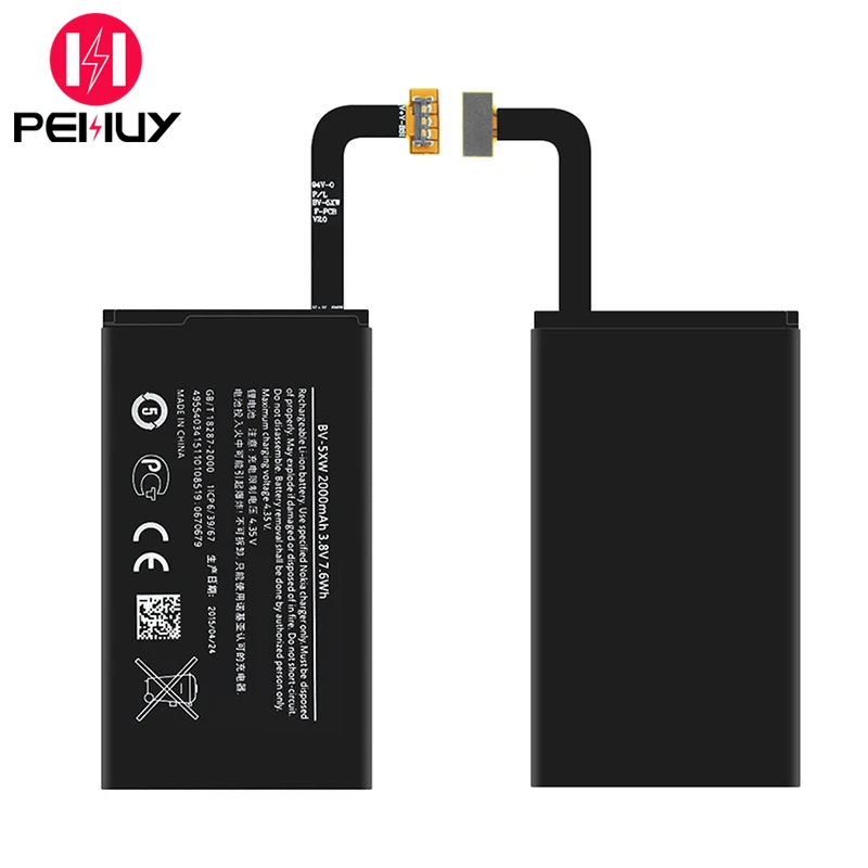 New replacement Battery BV-5XW 2000mAh 3.73v lithium ion Battery for Nokia Lumia 1020 EOS 909