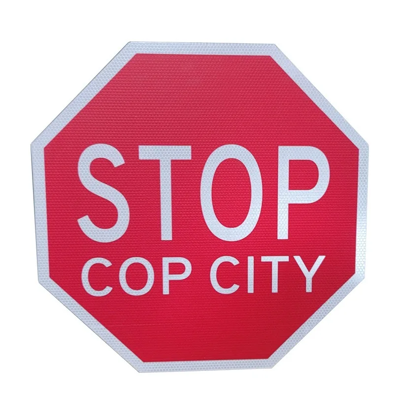 Custom Triangle Aluminum Road Safety Caution Signage Traffic Signs Aluminum Safety Signage