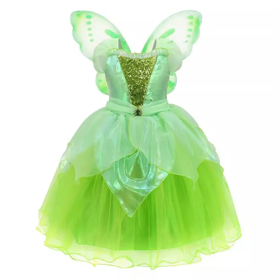Toddler Princess Birthday Party Fairy Fancy Costume for Girls