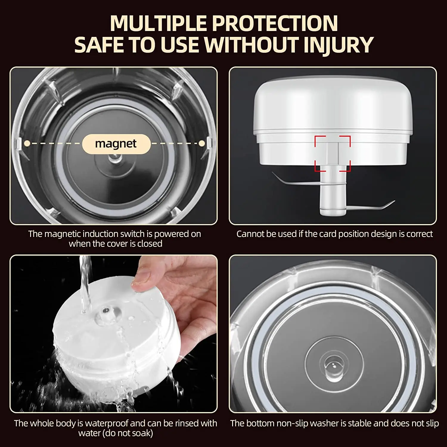 Portable Electric Garlic Press Mini Food Garlic Vegetable Chopper Garlic Press Crusher Kitchen Chopper Meat Grinder Accessories