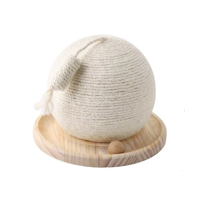 Durable Natural Cactus Ball Shape Sisal Materials Green Cat Scratcher Toys For Cats