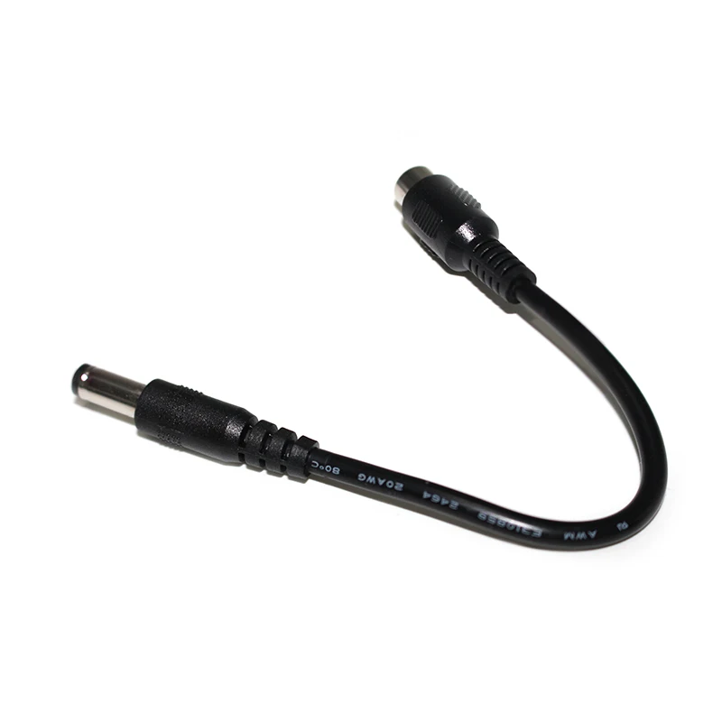 DC power cable 5.5*2.1 male to RCA Female Plug Cable Power Conversion Cable