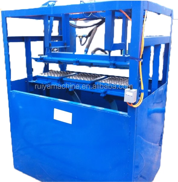small paper egg tray machine/semi-auto egg tray making machine/low invest egg cartons machine