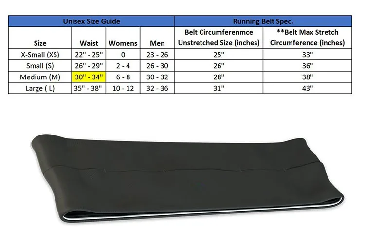 Wholesales Waterproof  Lycra Elastic Sport Running Belt Custom Waist Bag